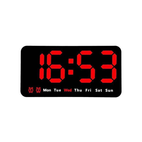 Νέο DST12/24H Ψηφιακό ρολόι LED με ένδειξη θερμοκρασίας σπιτιού και ημερομηνίας,