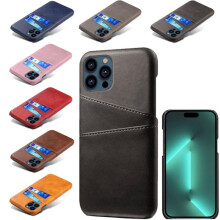 Kompatibel med kort iPhone15Pro cover - VÆLG: GRÅ