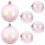 6 Stück Weihnachtskugeln, schillernde Kugelornamente, Weihnachtsbaumschmuck 2