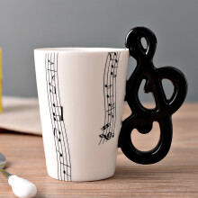 Kayannuo Schlafzimmerdeko Weihnachtsabverkauf Musiker-Kaffeebecher - 10 kreative Designs Gitarrenbecher E-Gitarre Heartbea Wohnzimmerdeko