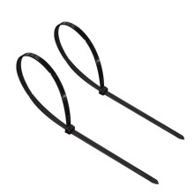 100 stuks extra sterke kabelbinders, 22,7 kg (50 lbs) trekkracht, zelfvergrendelende zwarte nylon kabelbinders voor binnen- en buitengebruik