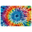 Χαλιά μπάνιου Tie Dye Polyester αντιολισθητικά που πλένονται στο πλυντήριο, χαλάκια 1