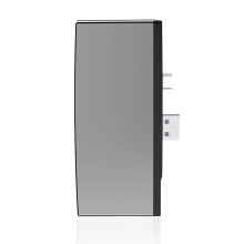 Hub USB pratique avec port de données, sortie vidéo professionnelle, lecteur de cartes en alliage d'aluminium, portable pour le bureau et les
