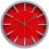 Modern Watch Design 12" Wall Clock with 3D Dial and Silver Profile 1