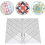 Bogen-Quilting-Lineal, Nählineal, 1er-Pack 6