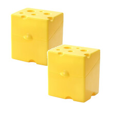 Contenitore per formaggio a fette, blocco di burro, scatola per fette di formaggio con coperchio ribaltabile, porta fette di formaggio per