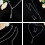 Conjunto de colar com pingente de strass, joia para noivas (1 conjunto). 6