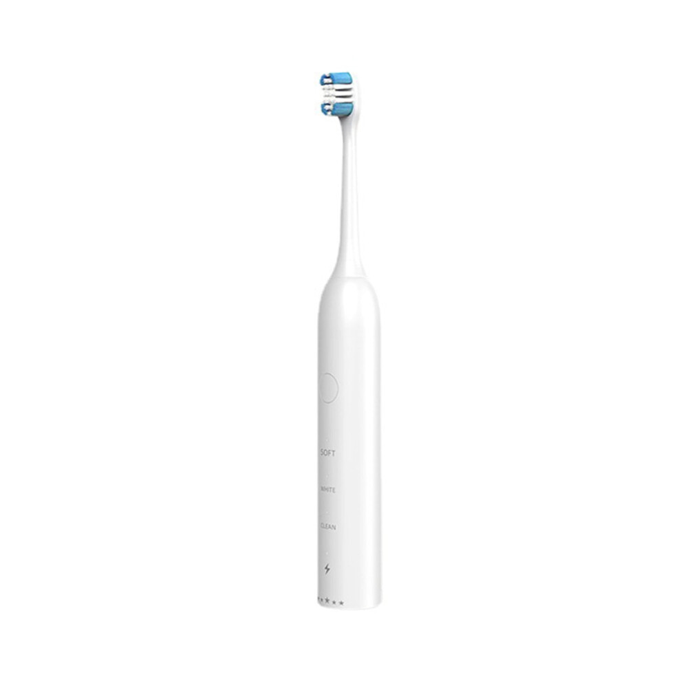 YgkuHd USB Charging Electric Toothbrush, Electric Toothbrush With 2Brush Heads, Smart 4-ModesTimer Electric Toothbrush IPX7 Water-Resistant