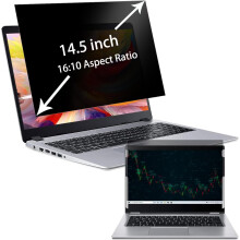 14.5" Privacy Screen Filter for HP, compatible with Dell, Acer, Samsung, Asus, ThinkPad, 16:10, Anti-Blue Light