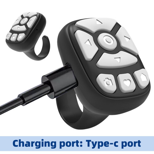 Τηλεχειριστήριο Bluetooth jixopn Mini, Συμβατό με iPhone, Xiaomi, Huawei, Εναλλαγή σελίδων