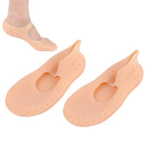 Moisturizing Gel Socks for Dry Cracked Feet, Silicone Heel Socks with Deep Hydration and AntiSlip Grip