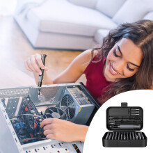Kit de tournevis de précision Viflosae 150 en 1, compatible avec iPhone, mini-embouts magnétiques, kit de réparation multifonction – Offre Cyber