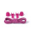 Lacets intelligents avec cordon de serrage - 1 mètre violet 1