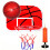 Mini pallone da basket in gomma per bambini, gioco per interni ed esterni. 3