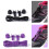 Lacets intelligents avec cordon de serrage - 1 mètre violet 4