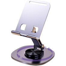 360 drehbarer Handyhalter für den Schreibtisch, tragbarer, faltbarer Ständer für Büro und Küche, verstellbarer Tablet-Ständer, kompatibel mit