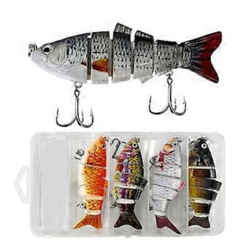 τεμάχια Δολώματα Ψαρέματος Swimbait με Πολλαπλές Αρθρώσεις, Σκληρά Δολώματα,