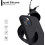 Kompatibel med iPhone15Plus gummibelagt mat sort silikonecover 2