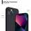 Kompatibel med iPhone15Plus gummibelagt mat sort silikonecover 3