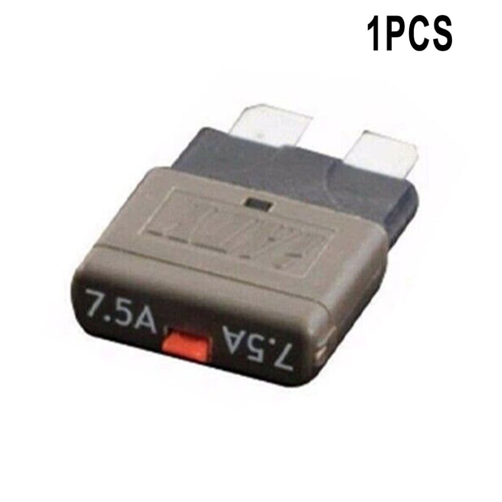 Minxio 1Pcs Circuit Breaker Blade Fuse 12V 24V Resettable 5-30A Marine Automatic Reset,7.5A 9464372872817