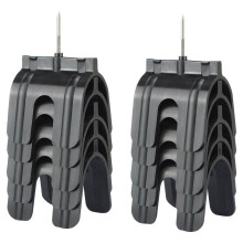 10Pcs Drywall Outlet Box Marker,Electrical Outlet Marker for Drywall Wire Protection Electrical Box Locator Black