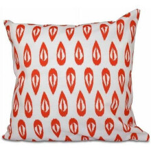 Simply Daisy 16" x 16" kussen met geometrische print van Ikat Tears.