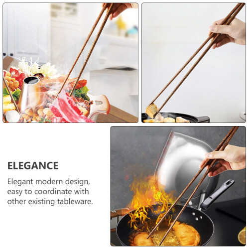 Ξύλινα chopsticks για φτερούγες κοτόπουλου, μακριά noodles για άρση νουντλς, ζεστή 2
