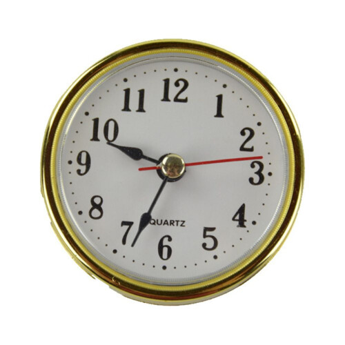 Ανταλλακτικό Μηχανισμού Ρολόι RTS 65MM Quartz Χρυσό Ασημί Αραβικοί Αριθμοί 1