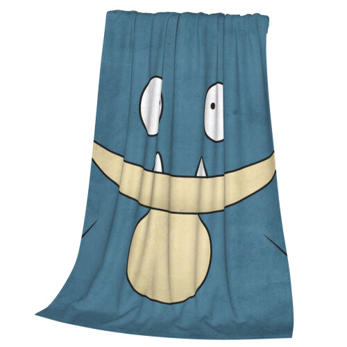 Munchlax Anime Κουβέρτα Ριχτάρι Διακόσμηση Δωματίου Φανελένιες Κουβέρτες για 2