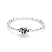 Originele 925 sterling zilveren armbanden, bangles, liefdeshart clipbedels, kralen, slangenkettingen voor dames, roségoud, doe-het-zelf luxe