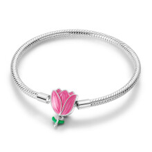 Bransoletka z łańcuszkiem Me Series Link Chain, srebro próby 925, oryginalne zawieszki, DIY, markowa biżuteria, prezent na imprezę dla kobiet,