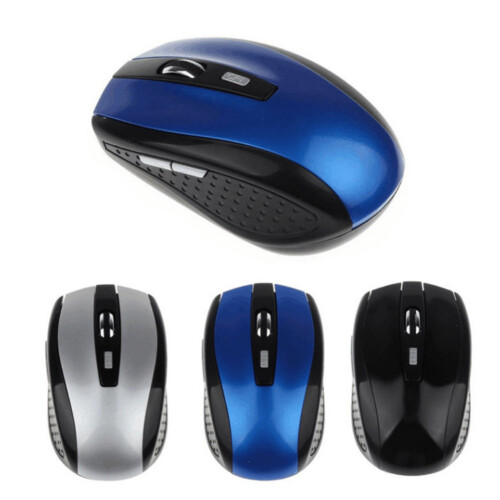 Mouse wireless silențios, mouse optic 2.4G cu receptor USB, clic ergonomic silențios pentru laptop, PC, notebook 2