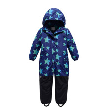 Boys Ski Suit Winter Thermal Windproof Softshell Outdoor Overall with Removable Hood Blue 1112 Years