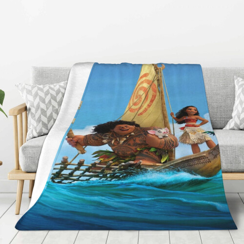 Moana μαλακή και άνετη κουβέρτα βελούδινη, ελαφριά και ζεστή βελούδινη κουβέρτα και 2