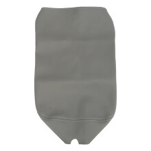 Copertura bracciolo console in eco pelle grigia per Dodge Ram dal 2002 al 2008