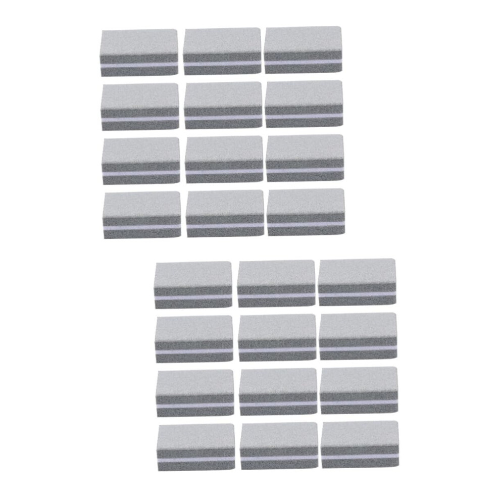 Grey 100Pcs Sponge Nail Buffer Blocks And Manicure Nail Files Kit For Precise Shaping And Smoothing