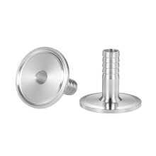 8mm Hose Barb to 1 Inch Tri Clamp SUS304 Stainless Steel Fitting for Leak Homebrew Setup