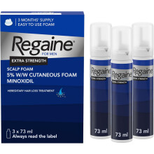 2x Regaine for Men Extra Strength Foam 3x73ml