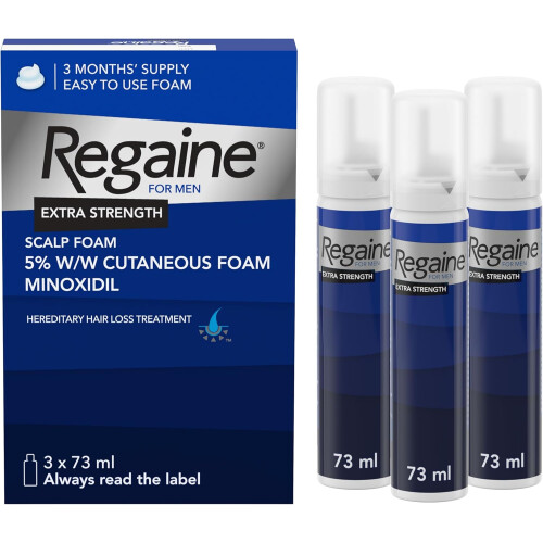 Regaine 2x Regaine for Men Extra Strength Foam 3x73ml