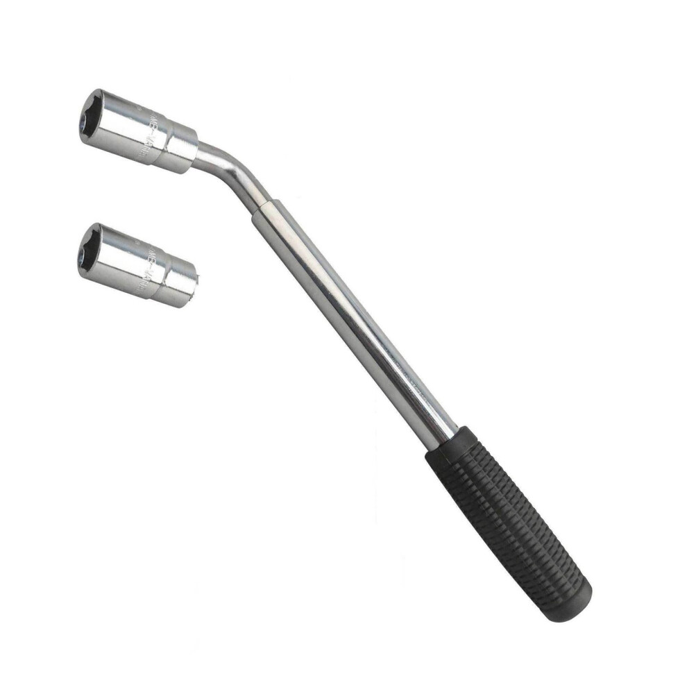 Telescopic Wheel Wrench With 17/19Mm And 21/23Mm Sockets For Car And Suv Tire Change 9365369012622