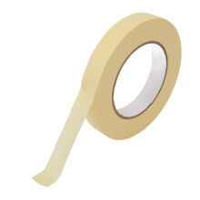 Kleurveranderende sterilisatie-indicatortape van geel naar zwart. Sterk klevend materiaal voor stoom- en chemische sterilisatieprocessen. Laat geen