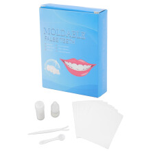 Temporary Tooth Repair Kit Natural Latex Free Moldable False Teeth Ultra Thin And Comfortable Design Food Grade Non Toxic Material Easy Use At Home