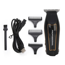 Haartrimmer voor mannen, T-vormig mes met super ergonomische vormgeving, professionele haartrimmer met afneembaar mes en lange accuduur.