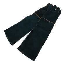 Snake Bite Proof Animal Handling Gloves AntiScratch Cowhide Protective for Cats and Dogs