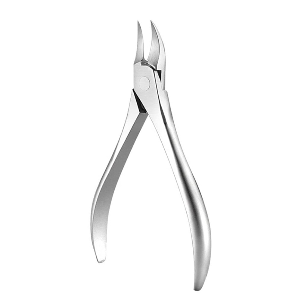 Black Professional Stainless Steel Nail Clippers With Nonslip Grip For Fingernails And Toenails,