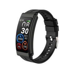 2 az 1-ben okoskarkötő füldugóval BT5.0, Bluetooth hívás, fitneszkövető, zene és időjárás nőknek és férfiaknak