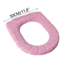 Copriwater più spesso, cuscini per WC di lusso, copriwater riscaldanti, tappetino riscaldante per WC, copriwater universale, rosa
