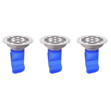 3 filtri in silicone da 10 cm per cucina, bagno, tubo di scarico, antiodore, accessori per scarico a pavimento, rotondi
