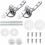WC-Sitzscharnierclips, 2er-Set Ersatz-WC-Sitzscharniere 1