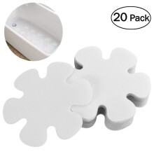 Grandest Birch 20Pcs Flower Non-Slip Bathtub Mat Stickers Mold Mildew Resistant Shower Pads Anti Slip Flower Shape Mold Resistant